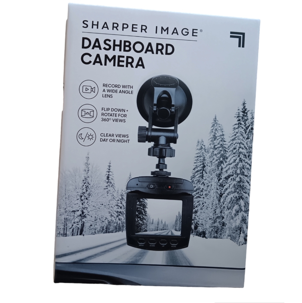 Sharper Image Dashboard Recording Security Vehicle Camera